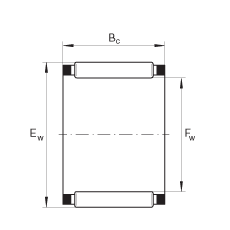 滾針及保持架組件 K20X28X25, 根據(jù) DIN 5405-1/ISO 3030 標(biāo)準(zhǔn)