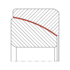 角接觸關(guān)節(jié)軸承 GE120-SW, 根據(jù) DIN ISO 12 240-2 標(biāo)準(zhǔn)，免維護(hù)